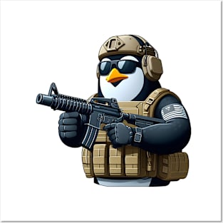 Tactical penguin Posters and Art